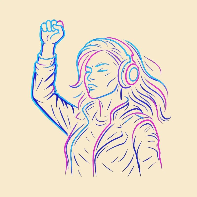 Neon Rebellion – Conception d’énergie cyberpunk