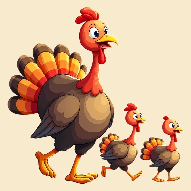 Bébé dinde de Thanksgiving
