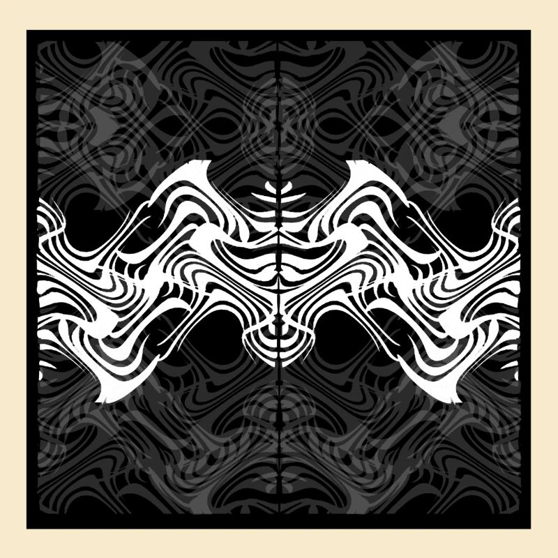 Spiegelnde Spiralmuster