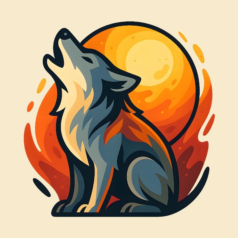 Wolf howling