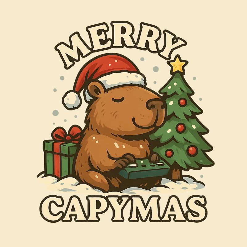 Joyeux Capymas – Noël 🎄 mignon du capybara