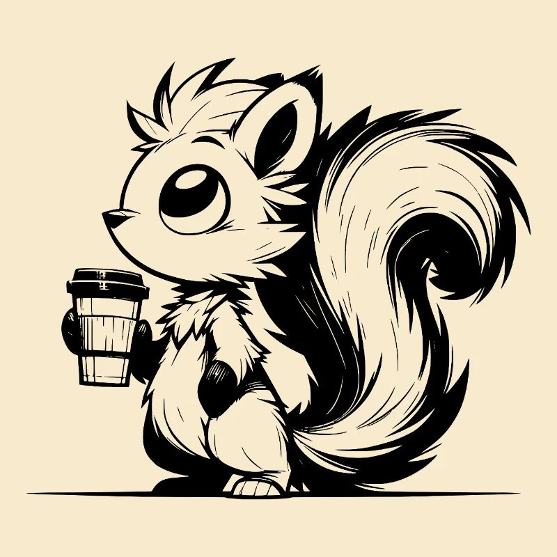 Squirrel in a caffeine rush - I'm already awake
