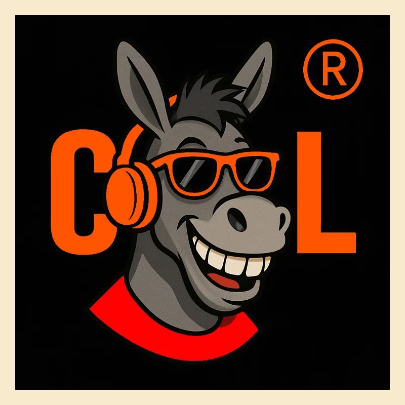 Cooles Donkey DJ Logo