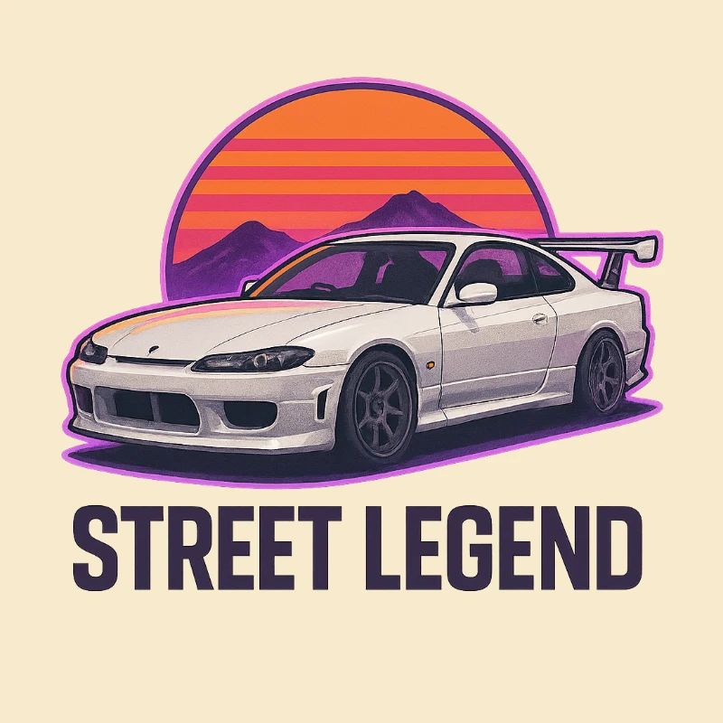 Légende de la route Sunset Drift