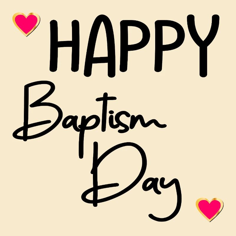 Joyeux jour du baptême