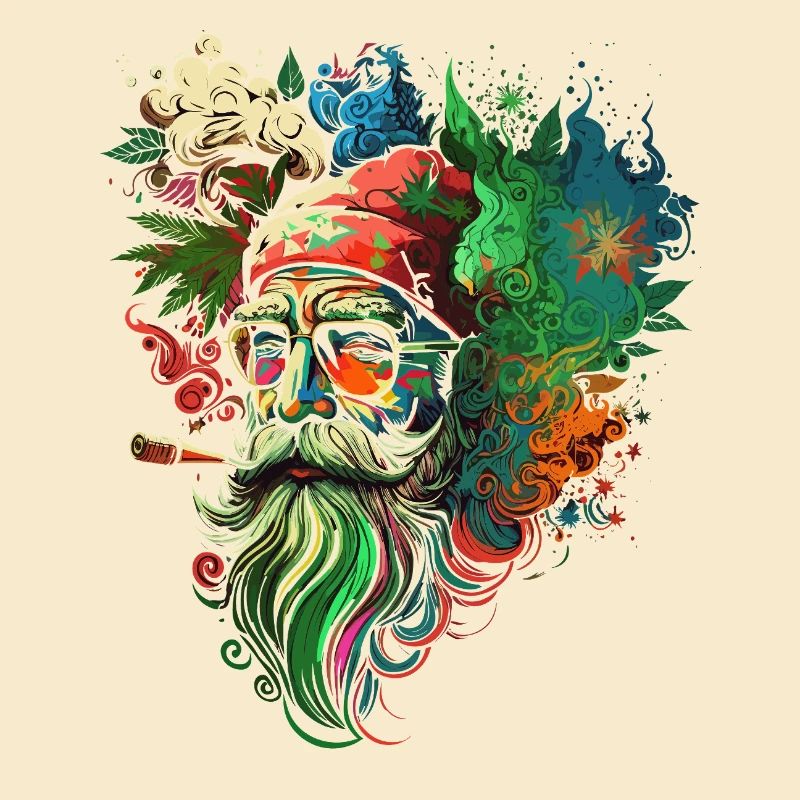 Psychedelic Santa Kaleidoscope