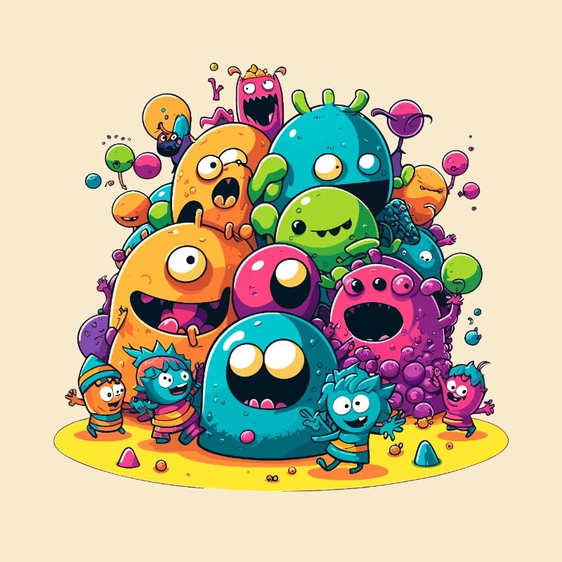 Meute de monstres hétéroclite