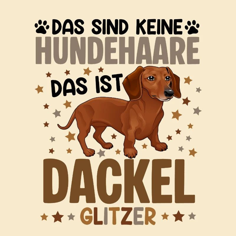 Ce n’est pas des poils de chien, c’est des paillettes de teckel