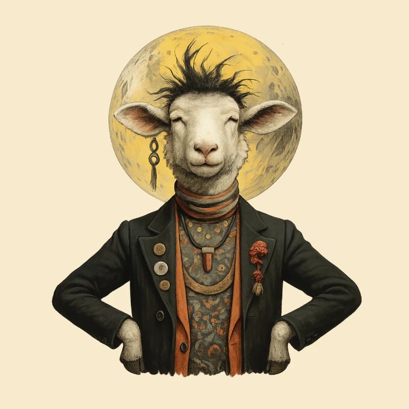Mond Gentleman Schaf