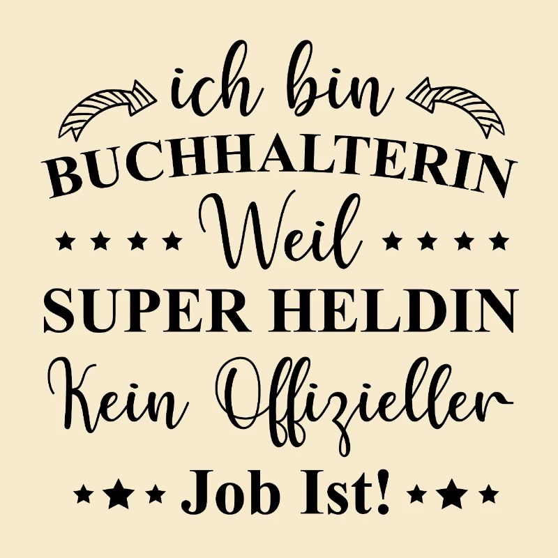 Accountant Superheroine Profession Saying Gift Idea