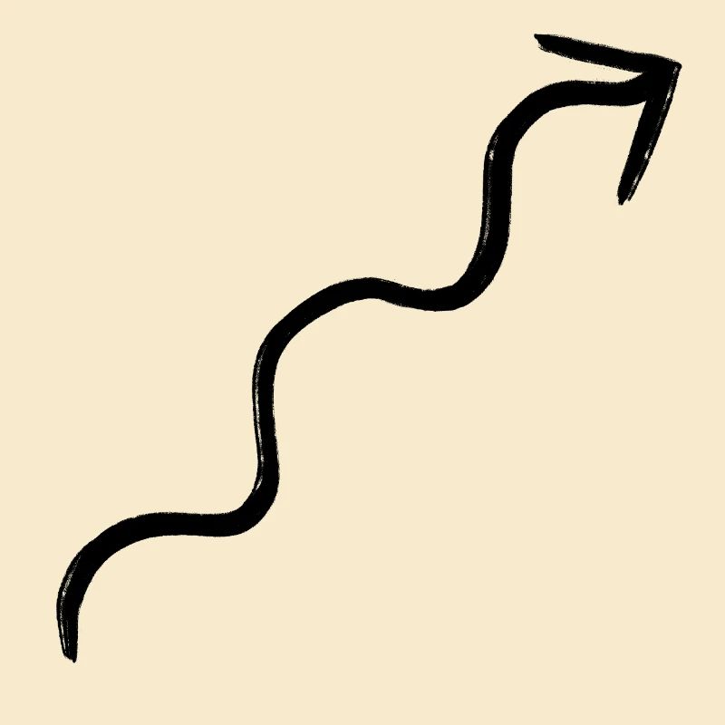 Flèche ondulée