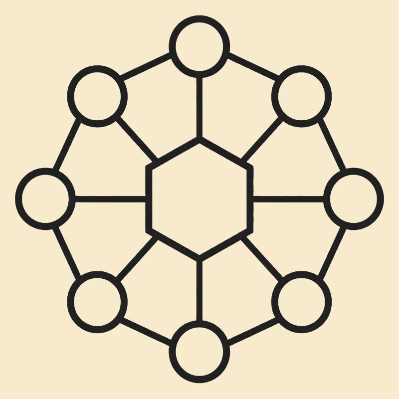Mandala Hexagonal Géométrique