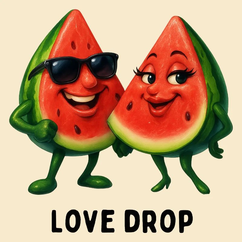 Duo pastèques Love Drop