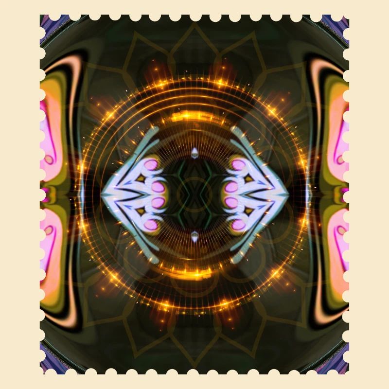 Mandala Kaléidoscope Ardent