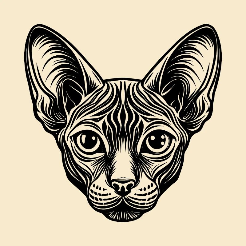Sphynx-Katze