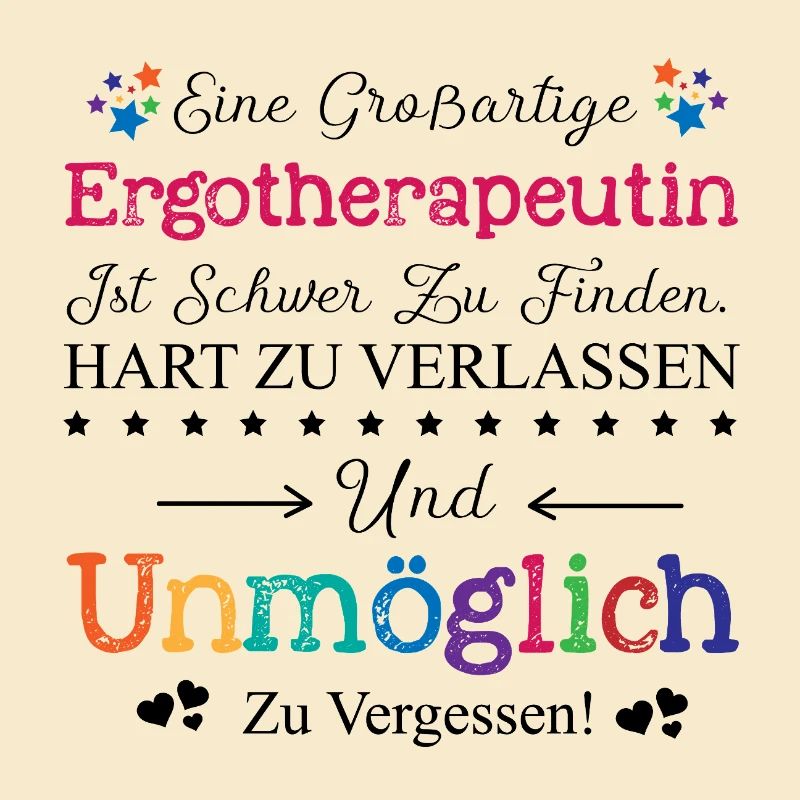 Ergotherapeutin Abschied Danke Spruch Geschenk