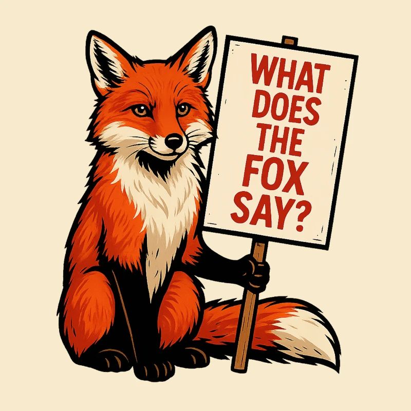 Fox with Shield – What Does the Fox Say
