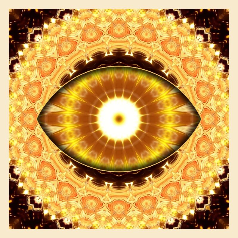Rayons Mandala Œil de Soleil