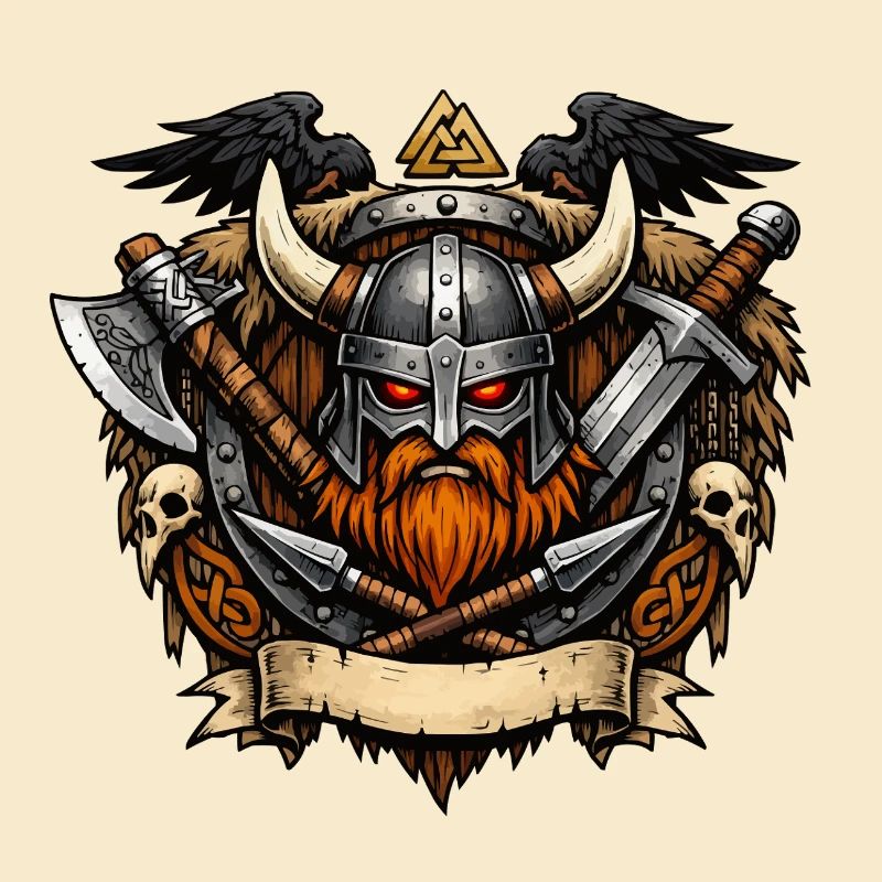 Wikinger Krieger Helm