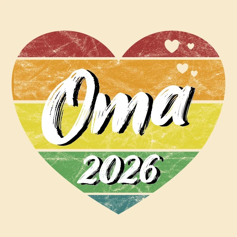 Oma 2026 Großmutter werdende Oma retro vintage