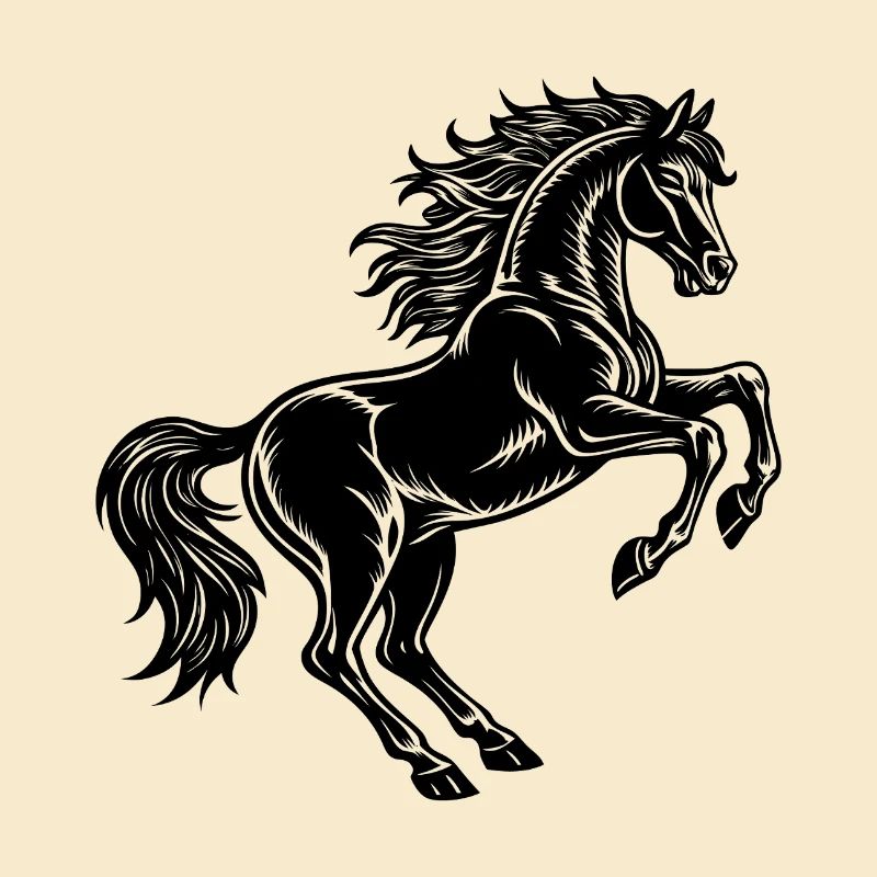 Cheval cabré