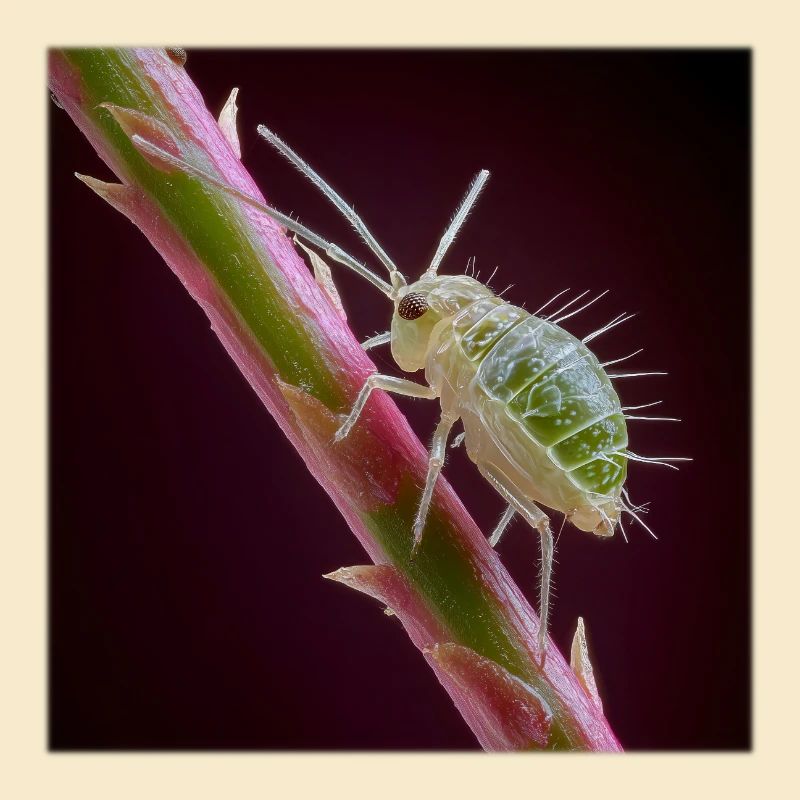 Green Aphid Macro – Exotic Insect Design