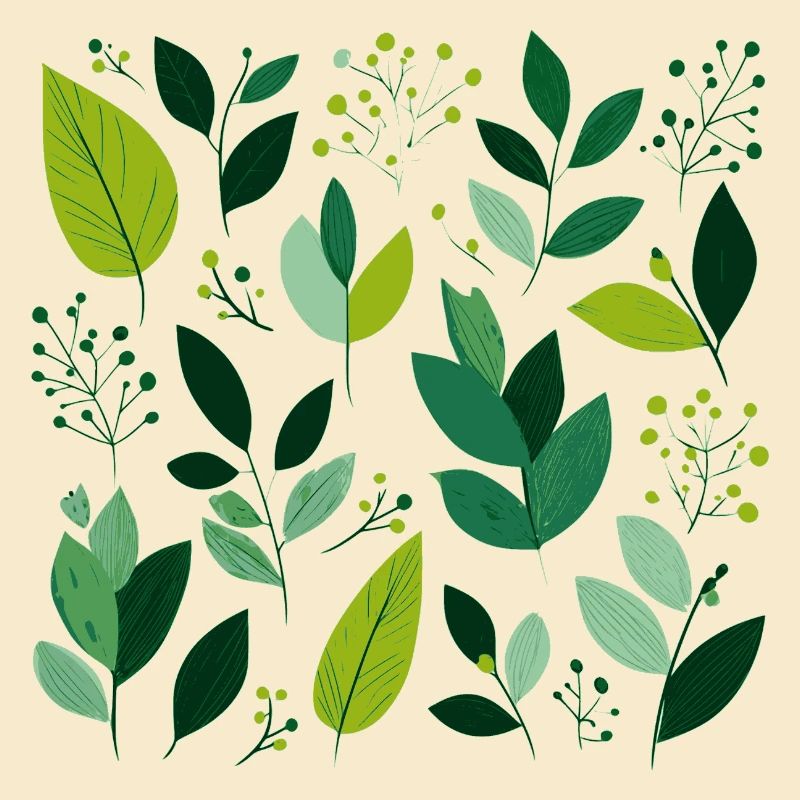 Feuilles vertes