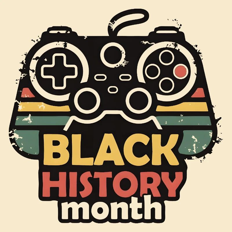 Manette de jeu rétro du Mois de l’Histoire des Noirs