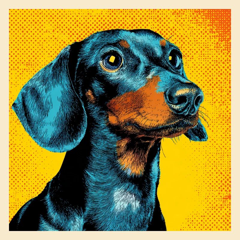 Pop Art Dachshund 