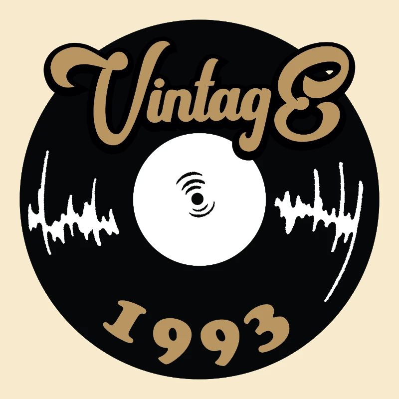 Vintage 1993 Vinyl Design