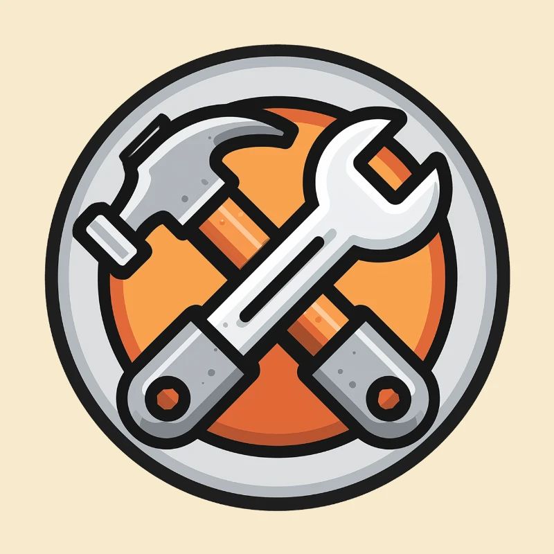 Outils en main, bricoleur toujours prêt, bricoleur