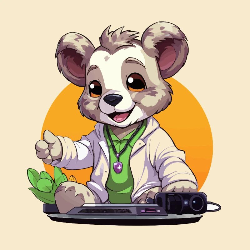 Tech-Koala Creator au look rétro