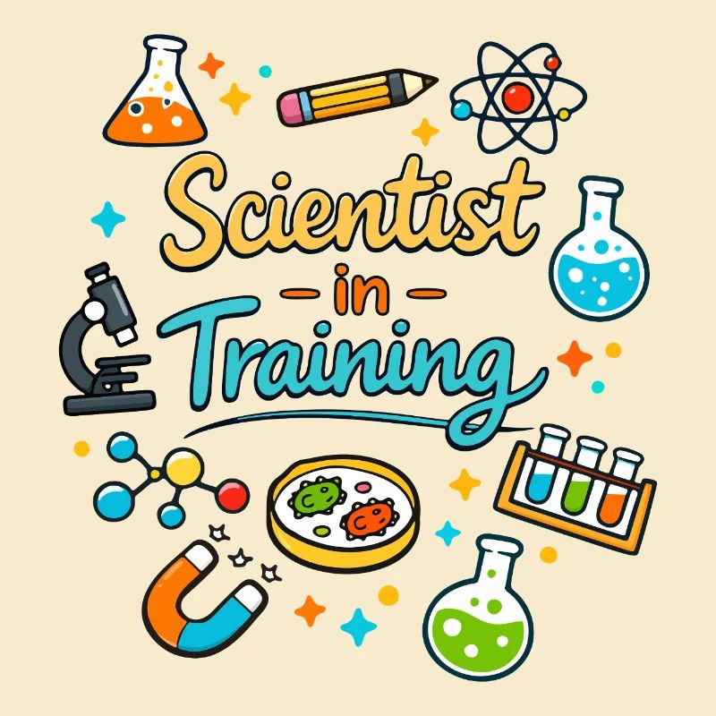 Junger Wissenschaftler in Ausbildung