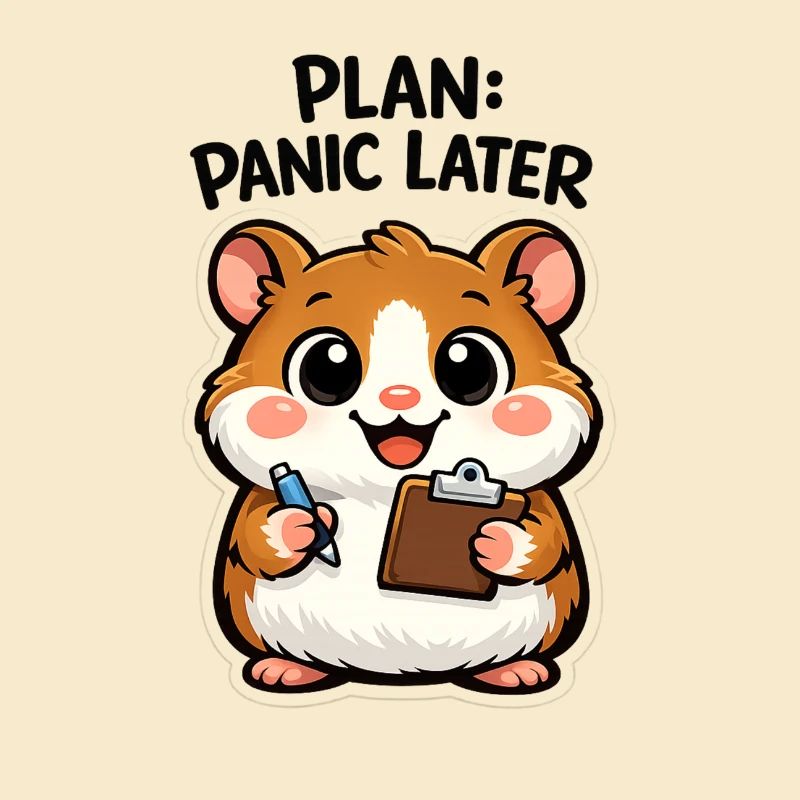 Plan : Hamster tardif paniqué