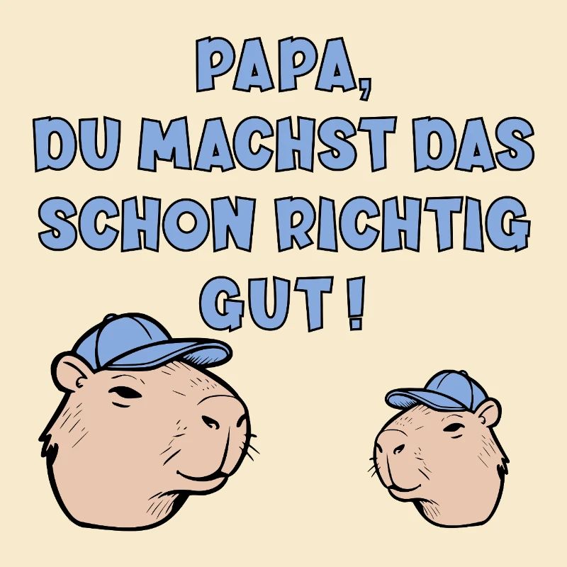 PAPA KIND -VATERTAG CAPYBARA