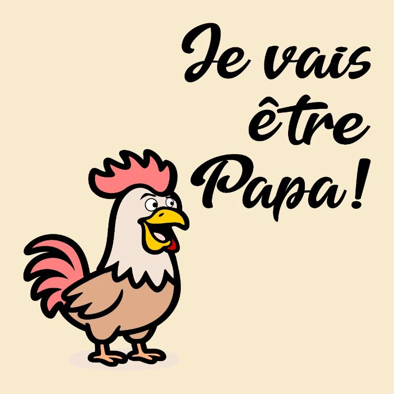 Hühner Papa Hühner