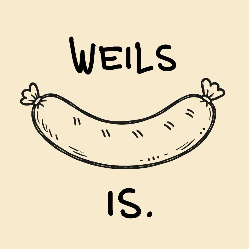 Weils Ist Wurst Illustration