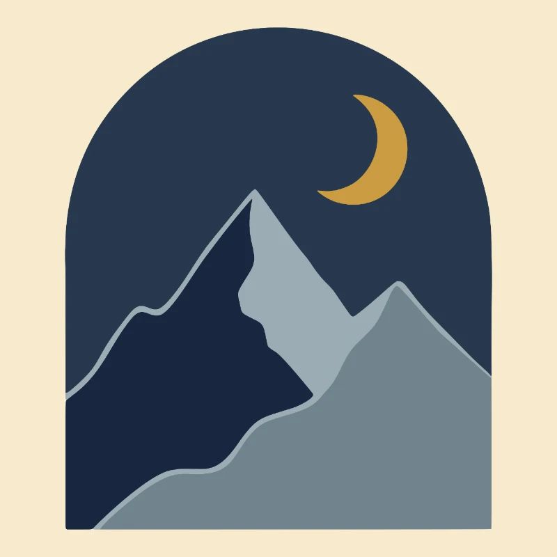 Midnight Mountain Serenity