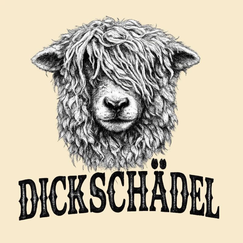 Funny Sheep Stubborn Skull