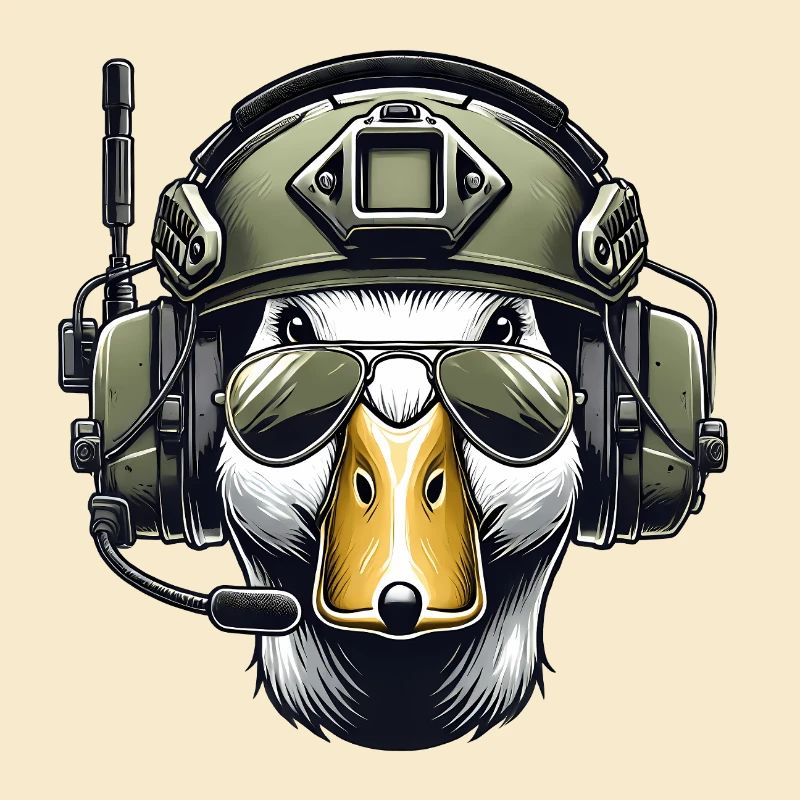 Tactical Duck with Headset