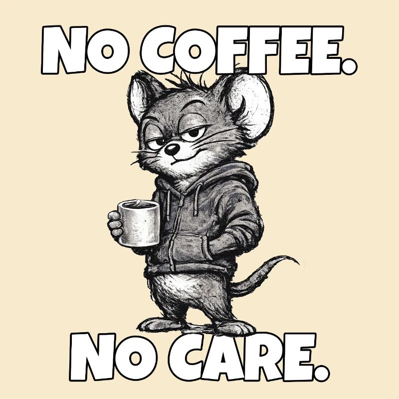 Pas de café. Aucun souci. – Souris (sarcasme)