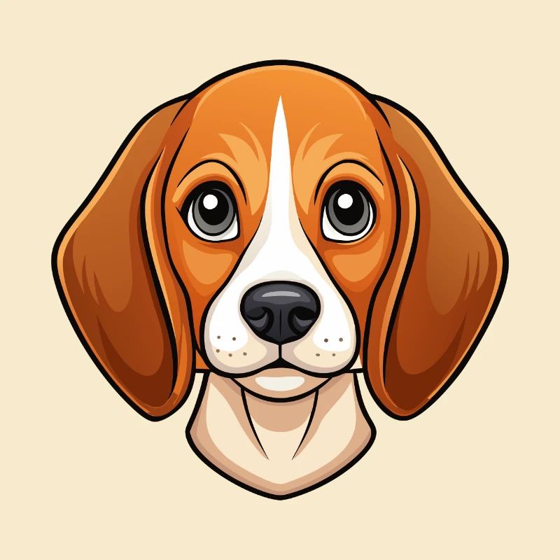 Beagle-Gesicht
