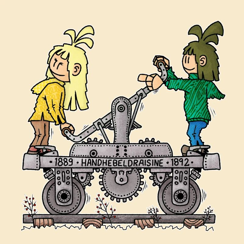 Rona & Quinn – le tramway à levier manuel /