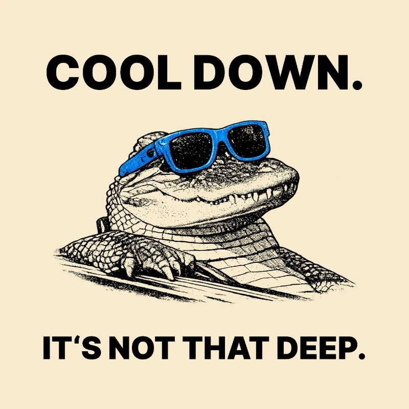 Cool Down – It’s Not That Deep Krokodil Halftone