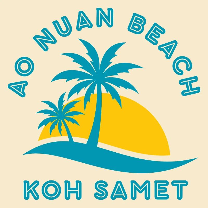 Koh Samet Palm Beach Sunset