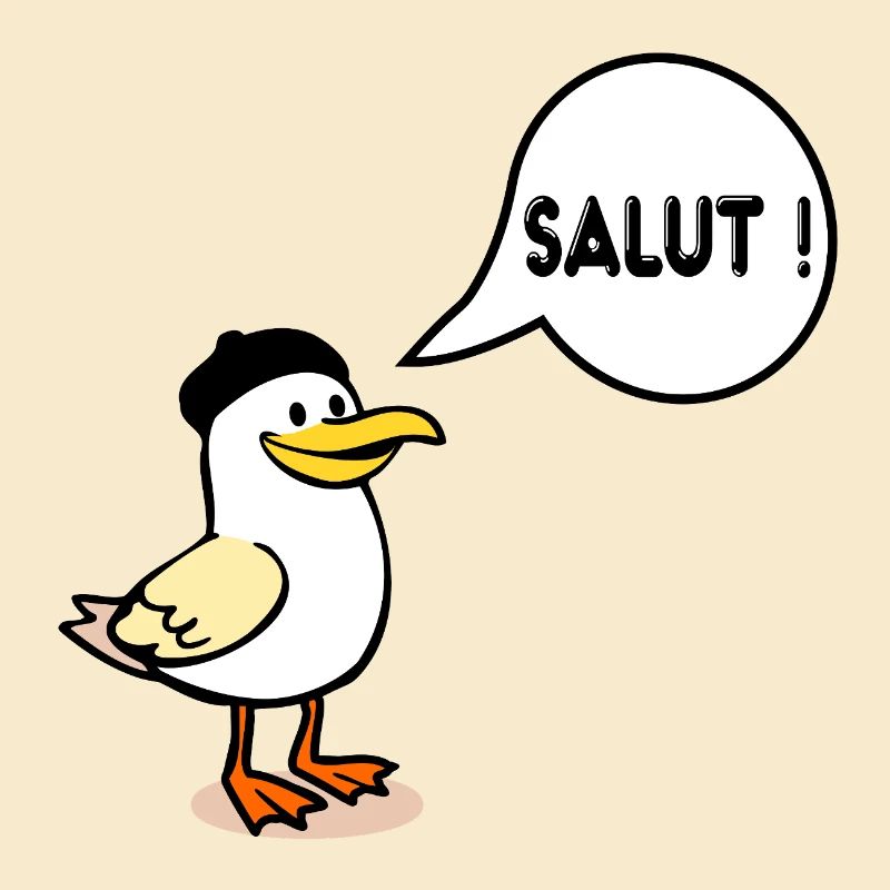 Béret Mouette Salut