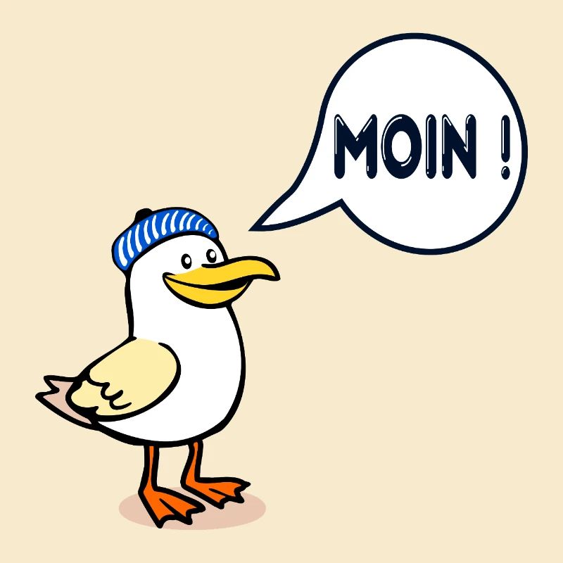 Mouette de Hambourg Moin de Hambourg