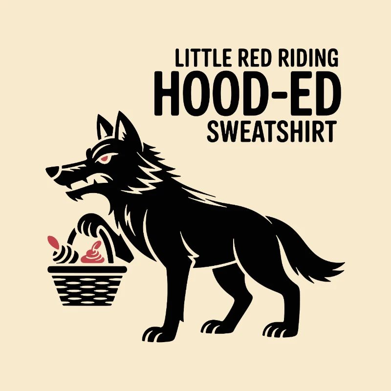 Märchen Wolf mit Korb