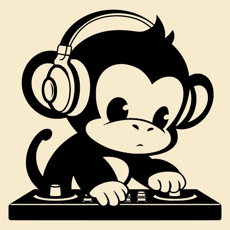 DJ singe avec des écouteurs