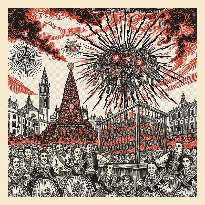 Tradition des Fallas de Valence